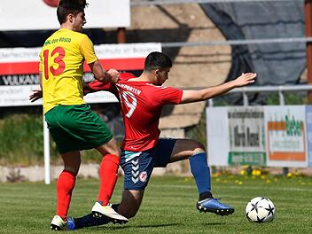Marco Haaf (links) und die DJK Don Bosco Bamberg gastieren am Samstag um 16 Uhr beim ATSV Erlangen. Sportfoto Zink