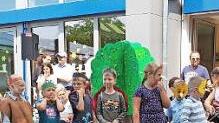 Die Kinder führten ein Singspiel auf. Foto: p
