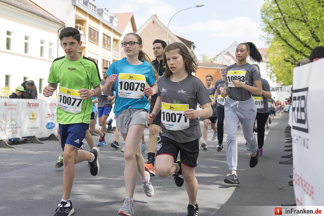 Weltkulturerbelauf 2017 in Bamberg: Der Stadtwerke Schüler-Lauf