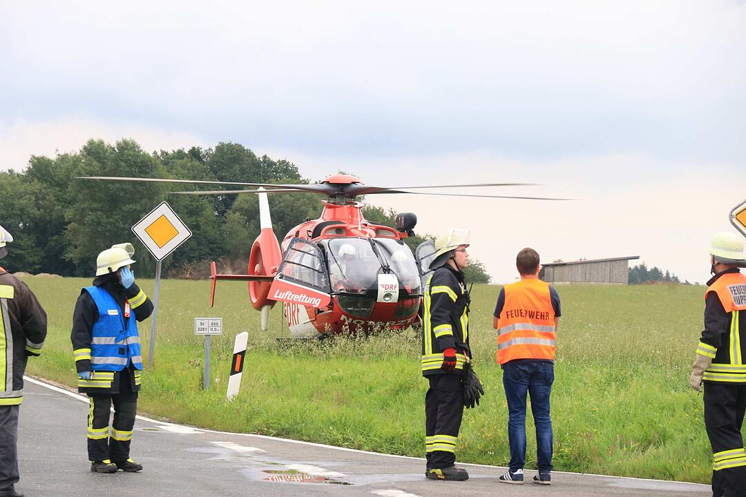 Schwerer Unfall im Landkreis Bamberg