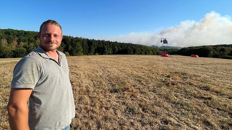 Waldbrand im H&uuml;rtgenwald