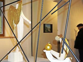 "Zeit für Engel" lautet Titel der neuen Ausstellung im Bruder-Franz-Haus auf dem Kreuzberg.  Foto: Marion Eckert