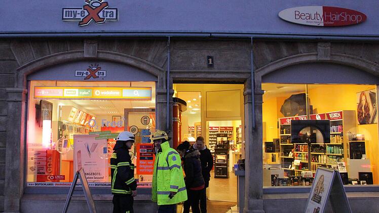 Rauchentwicklung lösten einen Feuerwehreinsatz in der Spitalgasse 1 aus.Foto: Jochen Berger