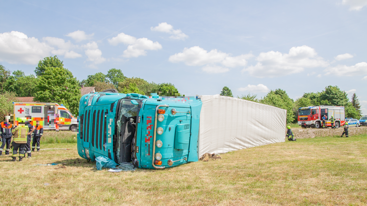 Foto: Unfall mit Lkw