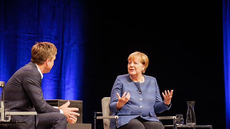 Live-Gespräch Ex-Bundeskanzlerin Angela Merkel