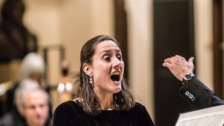 Barbara Buffy sang die Altpartie in Bach Weihnachtsoratorium in Coburg.Foto: Jochen Berger