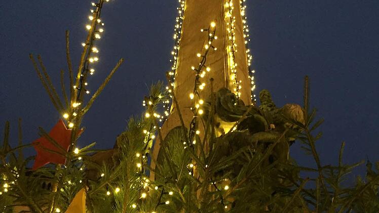Weihnachtlicher Lichterglanz in Kulmbach Foto: Jürgen Gärtner