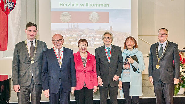 Bamberg: B&uuml;rgermedaille verliehen: &bdquo;zwei verl&auml;ssliche Partner" wurden geehrt