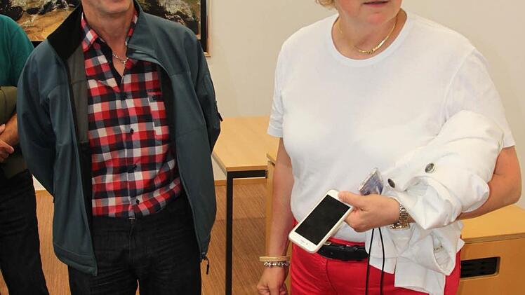 Monika Hohlmeier und Heribert Gessner im Europa Parlament in Brüssel Foto: Paul Ziegler