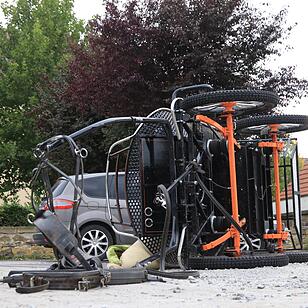 Landkreis Schweinfurt: Pferdekutsche kippt um