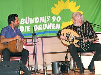 Gaben ein vielbeachtetes Konzert: Amirkasra Zandian und Marwan Abado. Foto: Gerda Völk