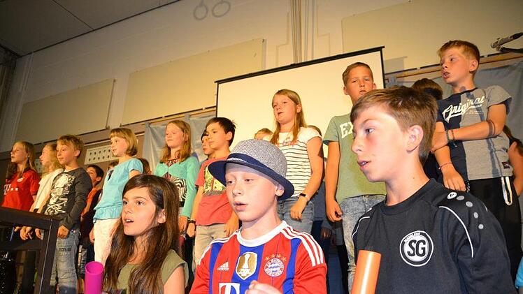 "Zusammen" lautete das Motto der 4. Klassen mit der Partnerklasse der Grundschule Melkendorf.