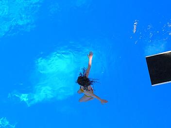 In den vergangenen Tagen haben nicht mehr viele Besucher eine Abkühlung im Hammelburger Freibad gesucht. Foto: Archiv/Arkadius Guzy