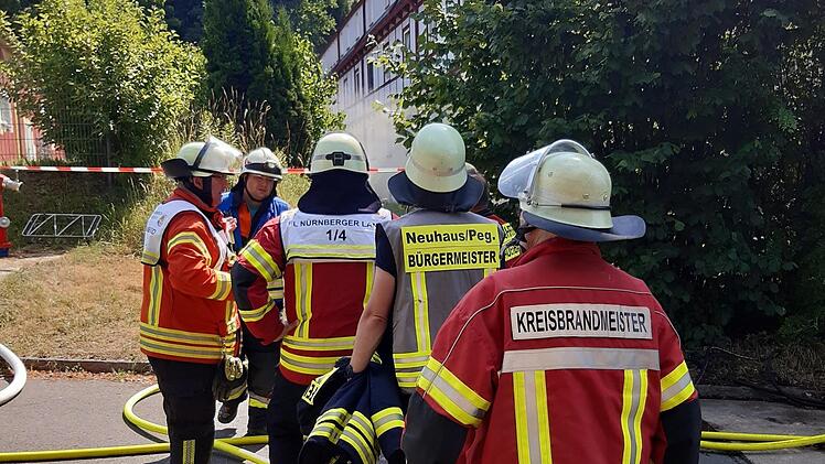 Gasaustritt in Neuhaus an der Pegnitz: Mehrere H&auml;user ger&auml;umt