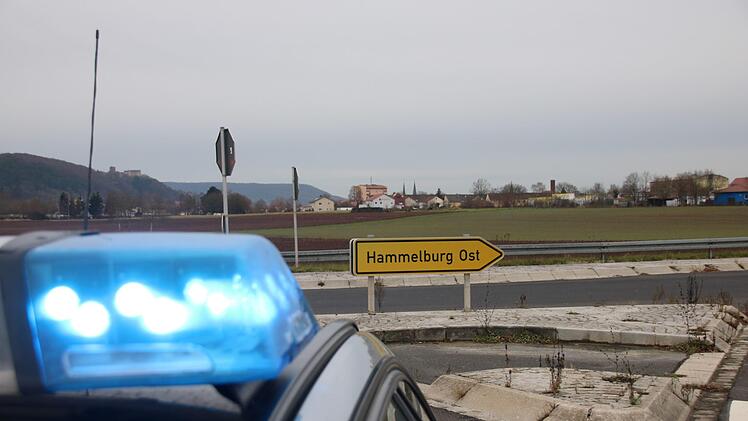 Eindrücke vom Unfall an der Anschluss-Stelle Hammelburg-Ost. Foto: Ralf Ruppert