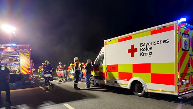 Sechs Verletzte bei Verkehrsunfall im Kreis Bayreuth