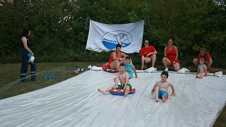Prioma Abk&uuml;hlung auf der Wasserrutsche