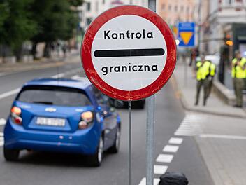 Kontrollen an der deutsch-polnischen Grenze - Zgorzelec