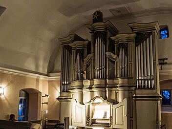 Wiegleb-Orgel in der Schlosskirche NiederfüllbachFoto: Jochen Berger
