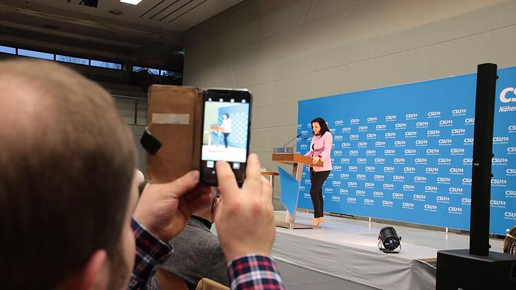 Szenen vom Hammelburger Neujahrsempfang der CSU. Foto: Ralf Ruppert