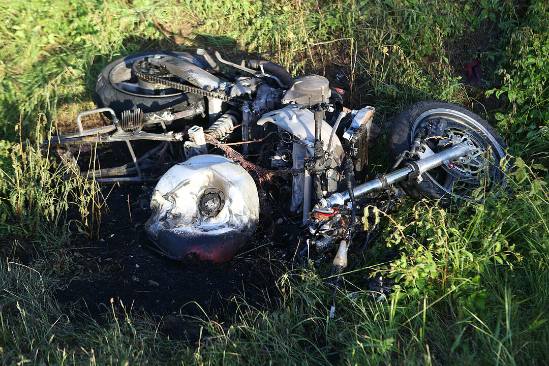 Kreis Bamberg: Biker nach Unfall in Lebensgefahr