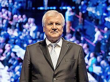 Horst Seehofer steht beim CSU-Parteitag im Rampenlicht - und draußen in der Kritik .  Foto: Sven Hoppe,dpa