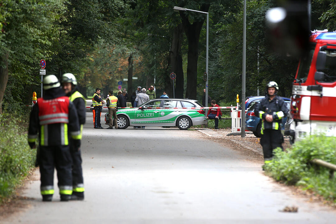Nürnberg: Munitionsfund in der Braillestraße - vermutlich Phosphorbombe