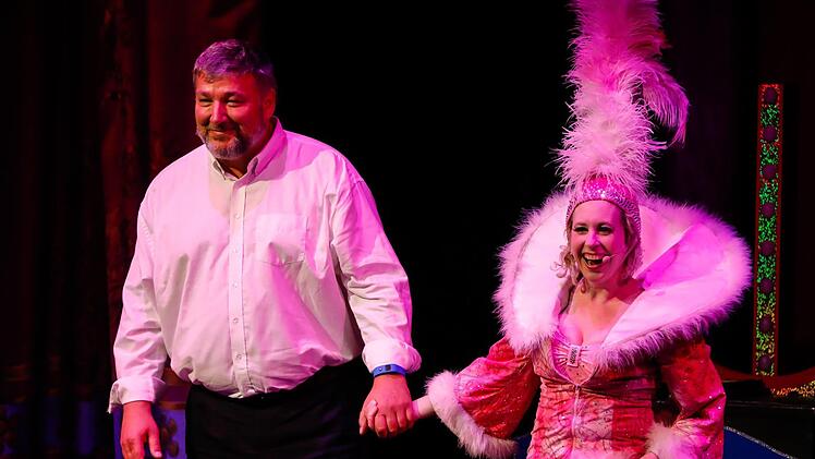 Fuchs-Varietégala 2017: Muriel mit Klaus Stieringer. Foto: Matthias Hoch