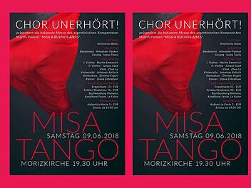 Die "Misa Tango" singt der "Chor Unerhört" am 9. Juni in der Morizkirche als Coburger Erstaufführung.Foto: PR