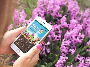 Gibt wertvolle Tipps: die Garten-App. Foto: inFranken.de/smartmockups.com