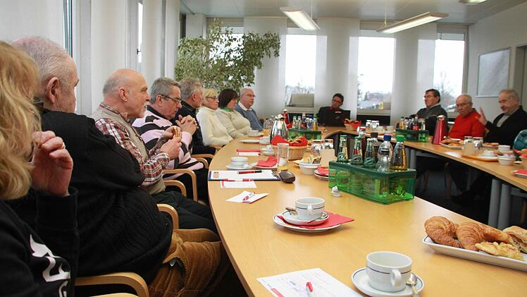 Leserfrühstück in den Räumen der Bayerischen Rundschau.  Foto: Dagmar Besand