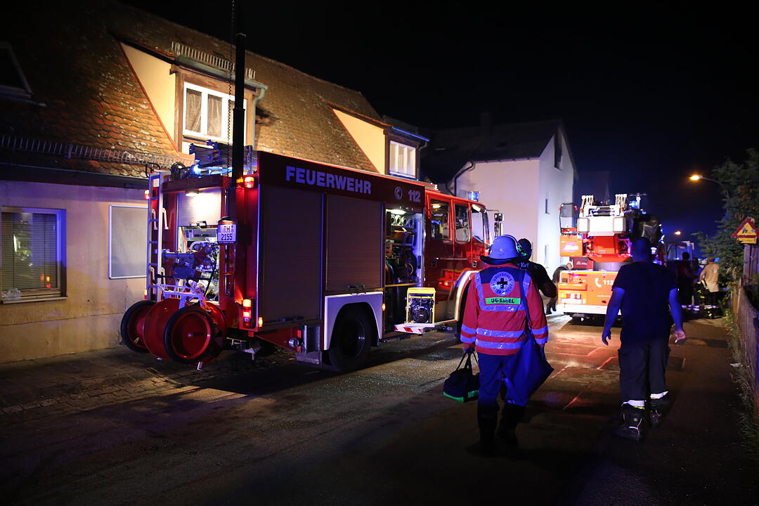 Mann stirbt bei Feuer in Georgensgmünd