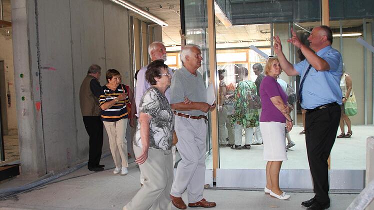 Rundgang durch Haus Waldenfels in Bad Brückenau im August 2015 Foto: Ulrike Müller