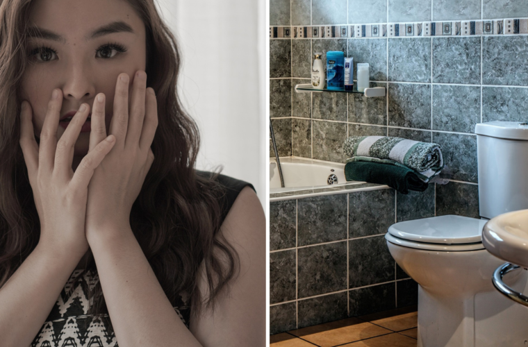 Bayreuth: Junge Frau (18) entdeckt fremden Mann in ihrem Bad - als sie sich einsperrt, hinterlässt er skurrile Spuren