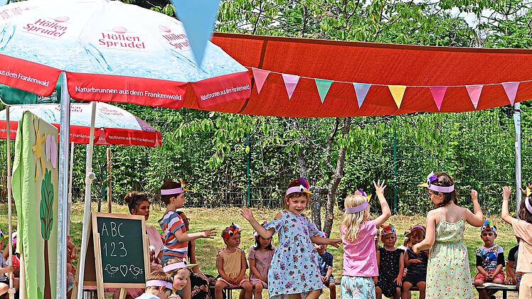 Die Kinder hatten viel Spa&szlig; beim Sommerfest.  Michael Wunder