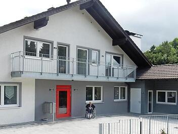 Dieses ehemalige Wohnhaus in Affalterthal ist jetzt ein Heim für "betreutes Wohnen". Foto: Reinhard Löwisch