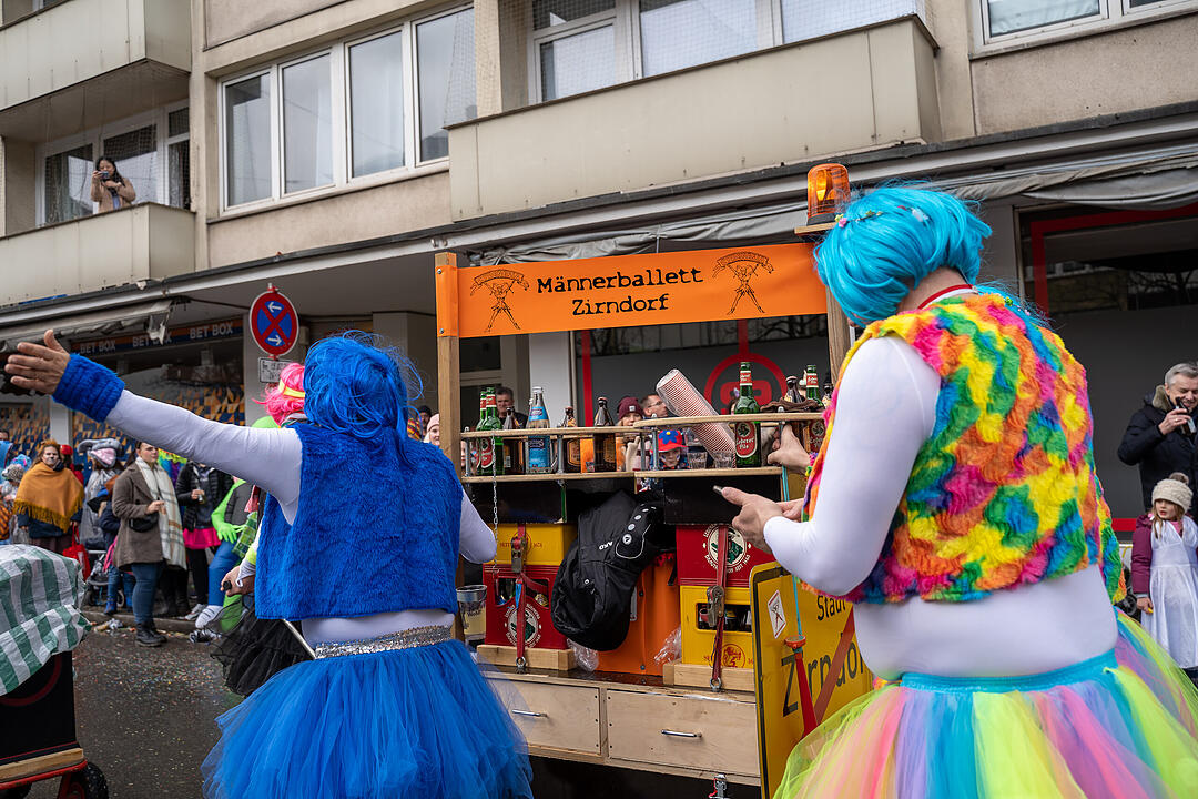 Der traditionelle Umzug zog ca. 70.000 Faschingsfreunde an.