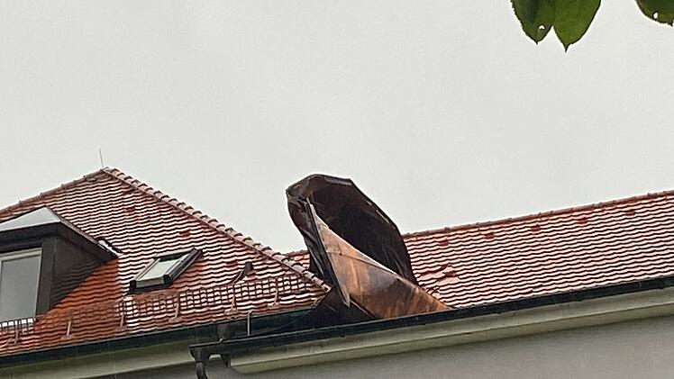 Umgestürzte Bäume und beschädtes Dach: Sturm sorgt für Schäden in der Oberpfalz