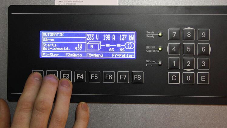 Laut Anzeige werden in diesem Moment 137 Kilowatt an elektrischer Leistung erzeugt.