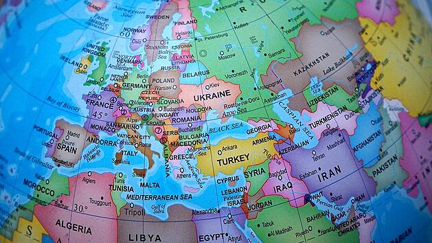 Nach dem Zerfall der UDSSR änderte sich die Karte Europas
