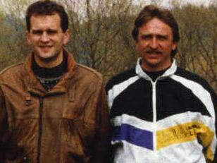 Der SV Steinwiesen mit Trainer Klaus Schreiber (rechts) war in der Saison 1988/89 Herbstmeister der A-Klasse Kronach. Foto: privat