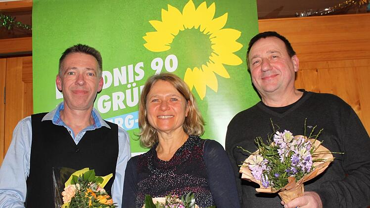 Georg Lunz (r.) ist Direktkandidat der Grünen bei den Landtagswahlen in Bayern 2018. Foto: Hans Kurz