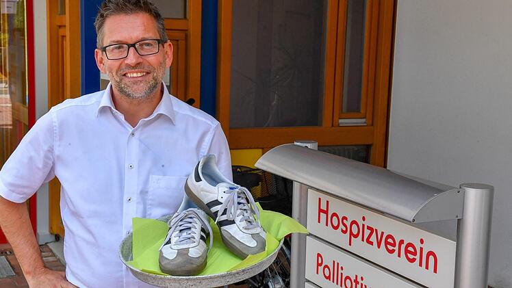 Markus Starklauf, Leiter der Hospiz-Akademie Bamberg, hofft auf zahlreiche Teilnehmer am Benefizlauf. Foto: Ronald Rinklef