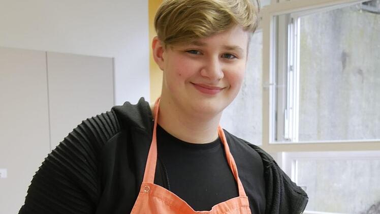 Sammy wird Mechatroniker bei FCT Rauenstein und freut sich schon  auf die Ausbildung.           Foto: Manja von Nida
