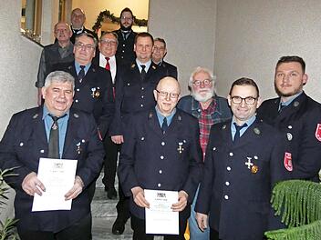 Ehrungen und Verabschiedungen standen w&auml;hrend der Hauptversammlung der Tannfelder Wehr im Mittelpunkt.