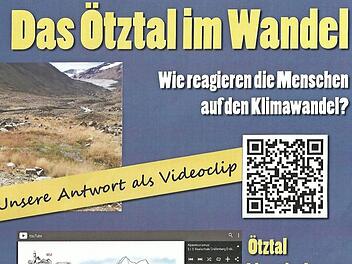 Dieses Plakat macht auf den preisgekrönten Videoclip der Klasse 10d aufmerksam. Foto: Petra Malbrich