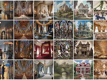 KI-Bilder in einem Kreativit&auml;tsexperiment