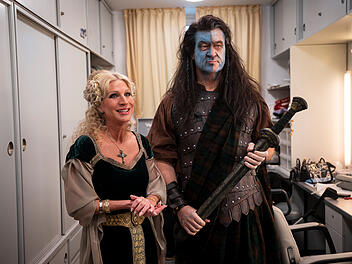 Fastnacht in Franken 2026: S&ouml;der verkleidet sich als schottischer Freiheitsk&auml;mpfer