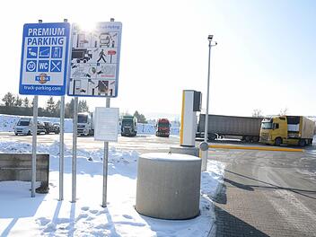 Der Premium-Parkplatz in Himmelkron. Foto: Jakob Weber