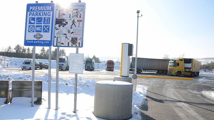 Der Premium-Parkplatz in Himmelkron. Foto: Jakob Weber